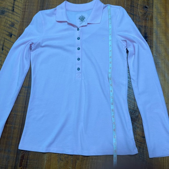 Women's Vintage Old Navy Perfect Fit Half Button Shirt, Size Medium - Picture 8 of 9
